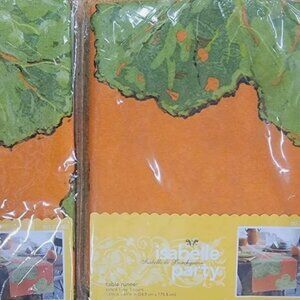 Lot of 2 Isabelle de Borchgrave Paper Table Runner 13 3/4" X 69 1/4" New!